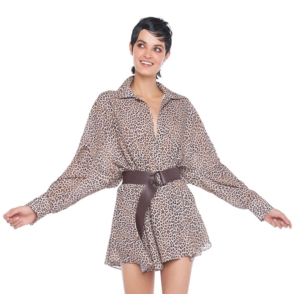 Norma Kamali SUPER OS BF NK SHIRT MINI DRESS